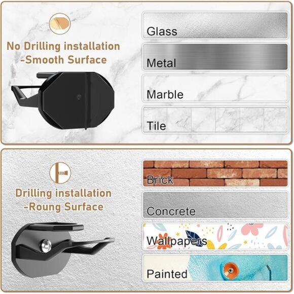 22 Pack Adhesive Hat Hooks for Wall, Super Strong Hat Rack for Baseball Caps - Picture 12 of 14